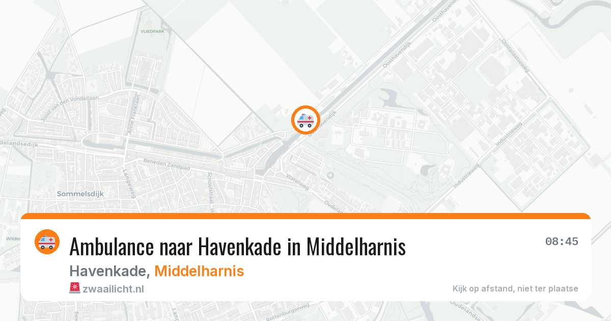 Ambulance naar Havenkade in Middelharnis — 31 jul 2026