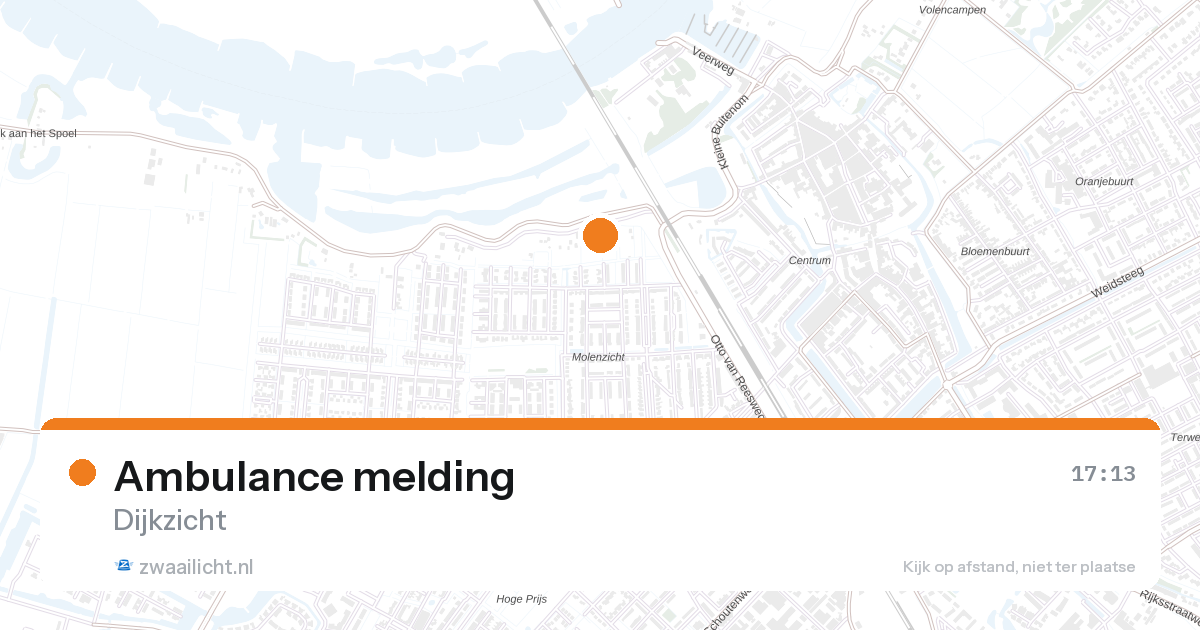 Ambulance melding — 6 mei 2026