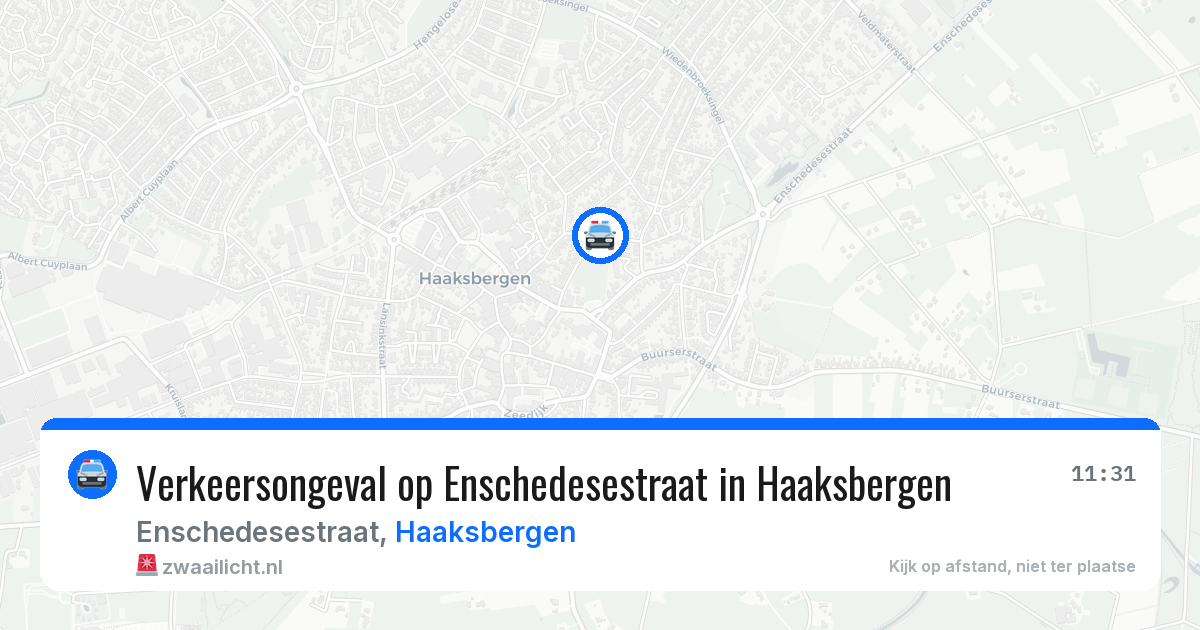Verkeersongeval op Enschedesestraat in Haaksbergen — 30 mei 2026