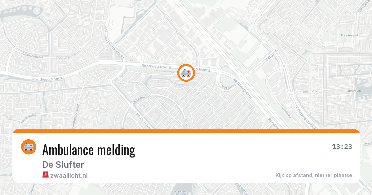 Ambulance melding — 4 apr 2026