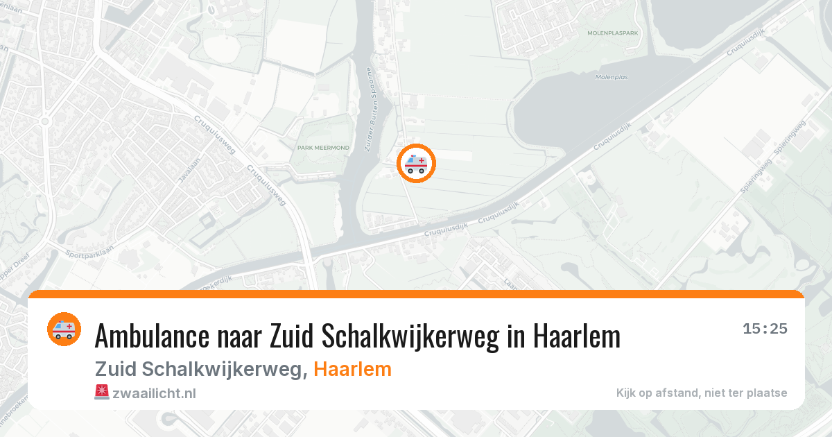 Ambulance naar Zuid Schalkwijkerweg in Haarlem — 30 jul 2026