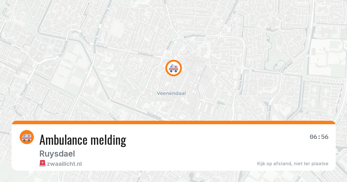 Ambulance melding — 2 jul 2026
