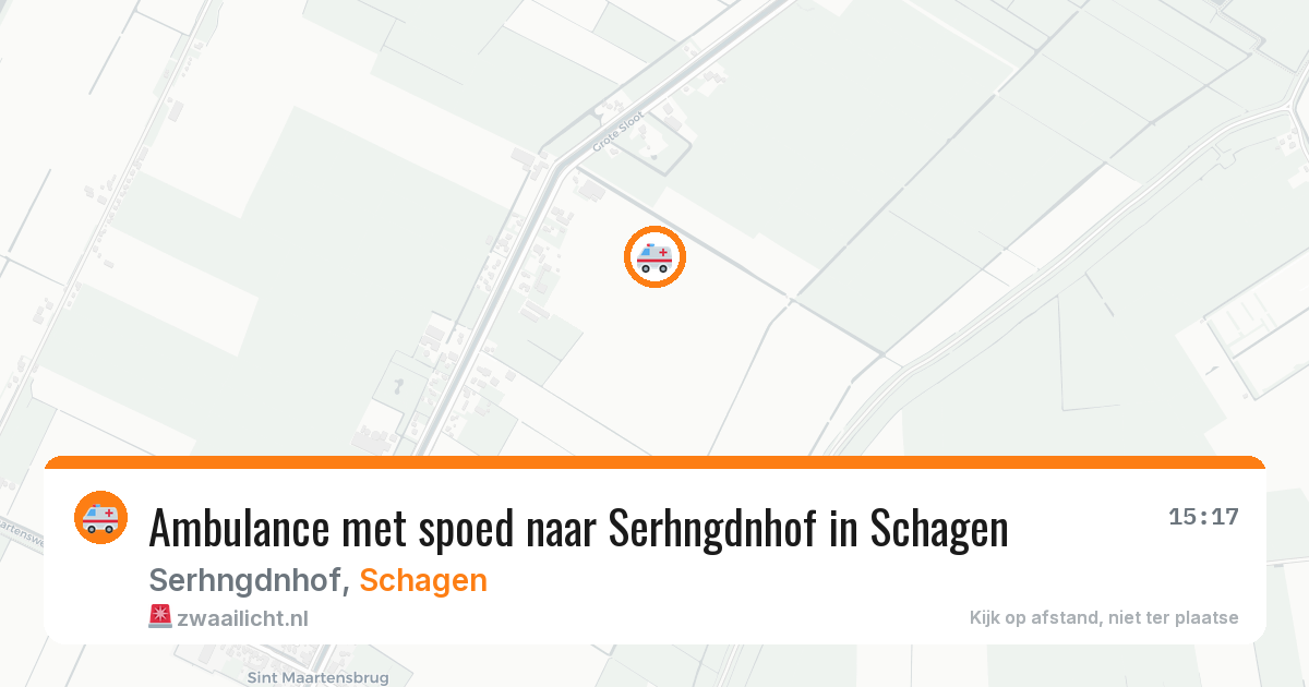 Ambulance met spoed naar Serhngdnhof in Schagen — 28 jun 2026