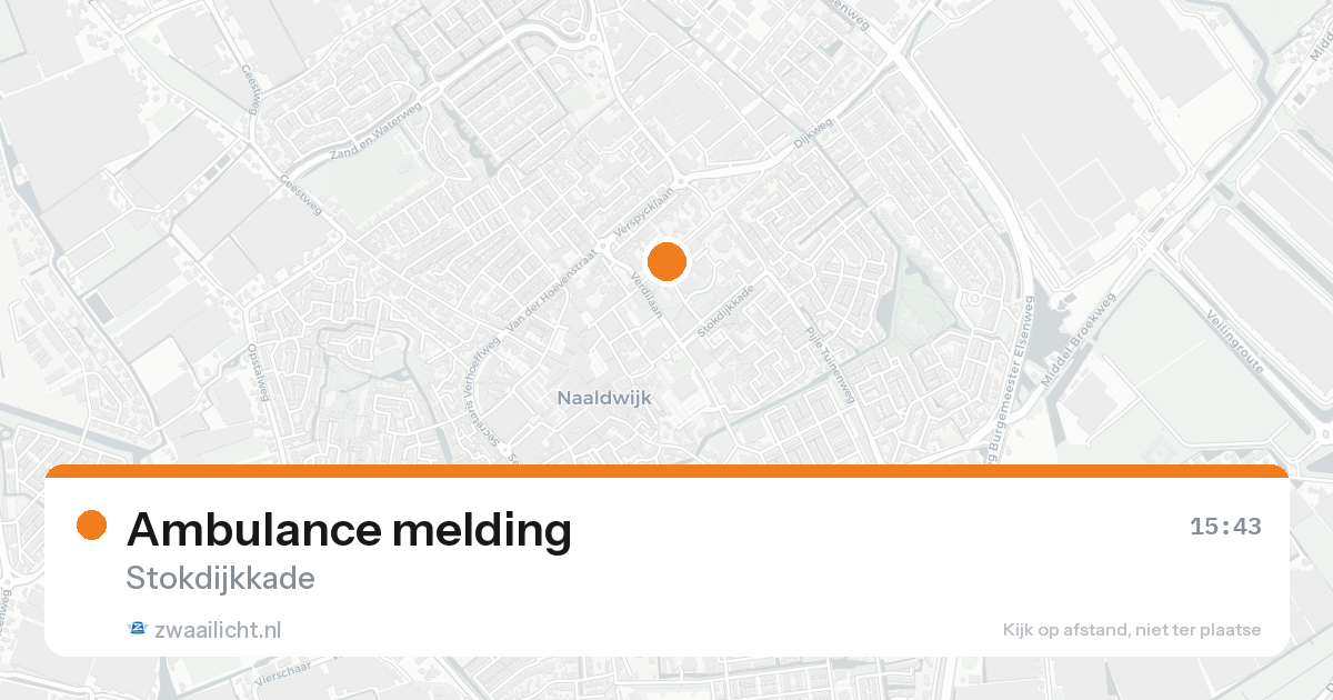 Ambulance melding — 31 jan 2026