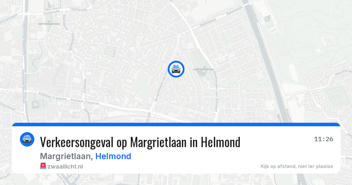 Verkeersongeval op Margrietlaan in Helmond — 21 mei 2026