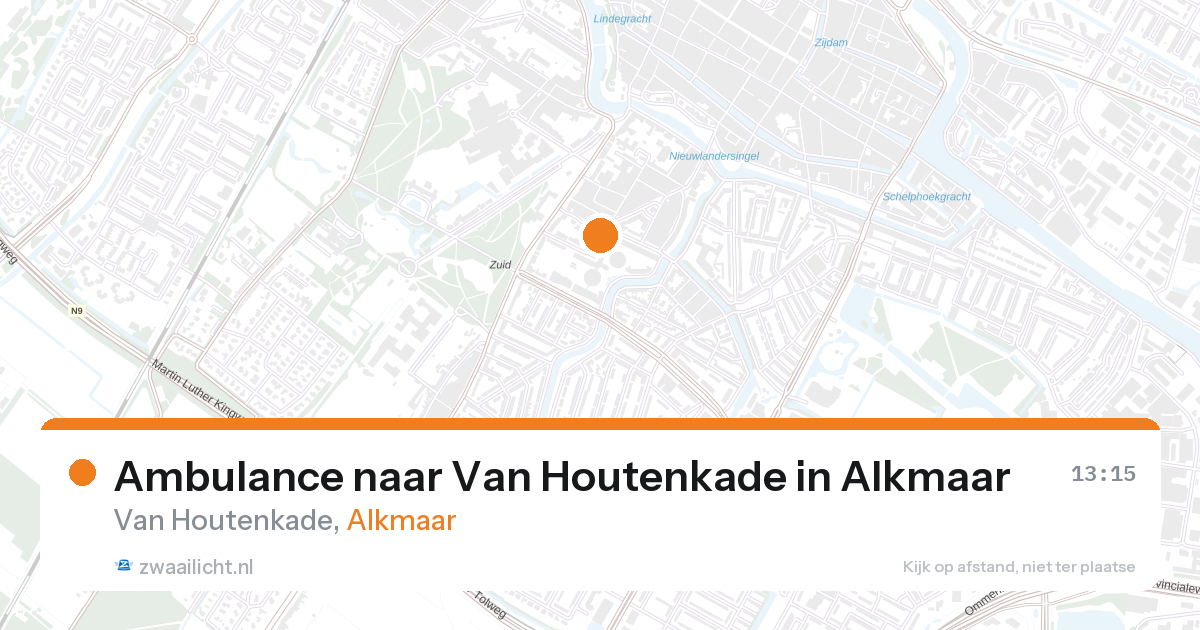 Ambulance naar Van Houtenkade in Alkmaar — 10 jun 2026