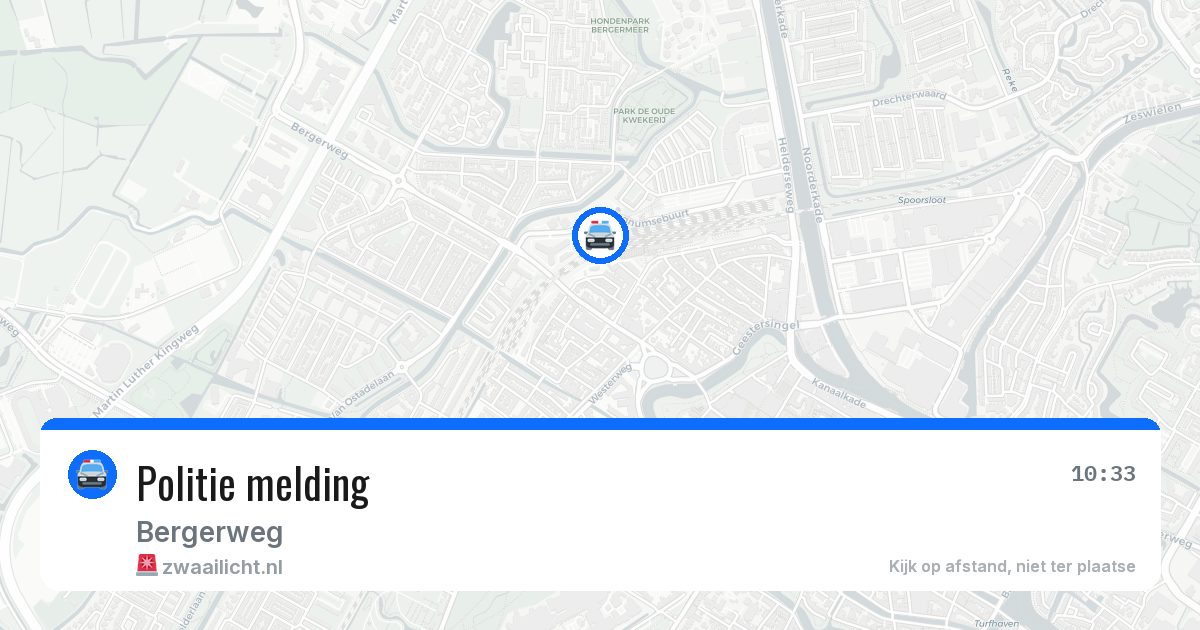 Politie melding — 9 jun 2026
