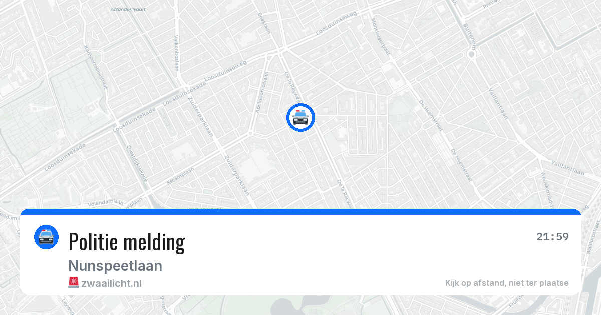 Politie melding — 19 jun 2026