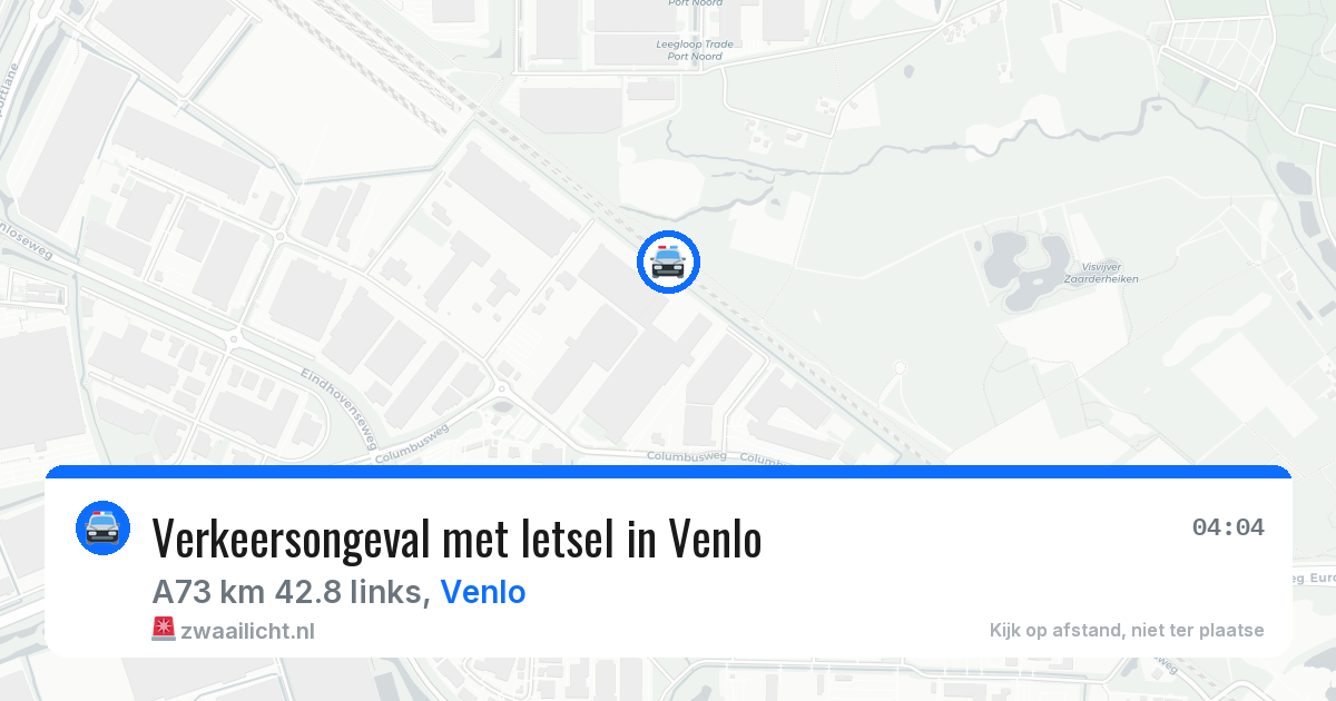 Verkeersongeval met letsel in Venlo — 2 apr 2026
