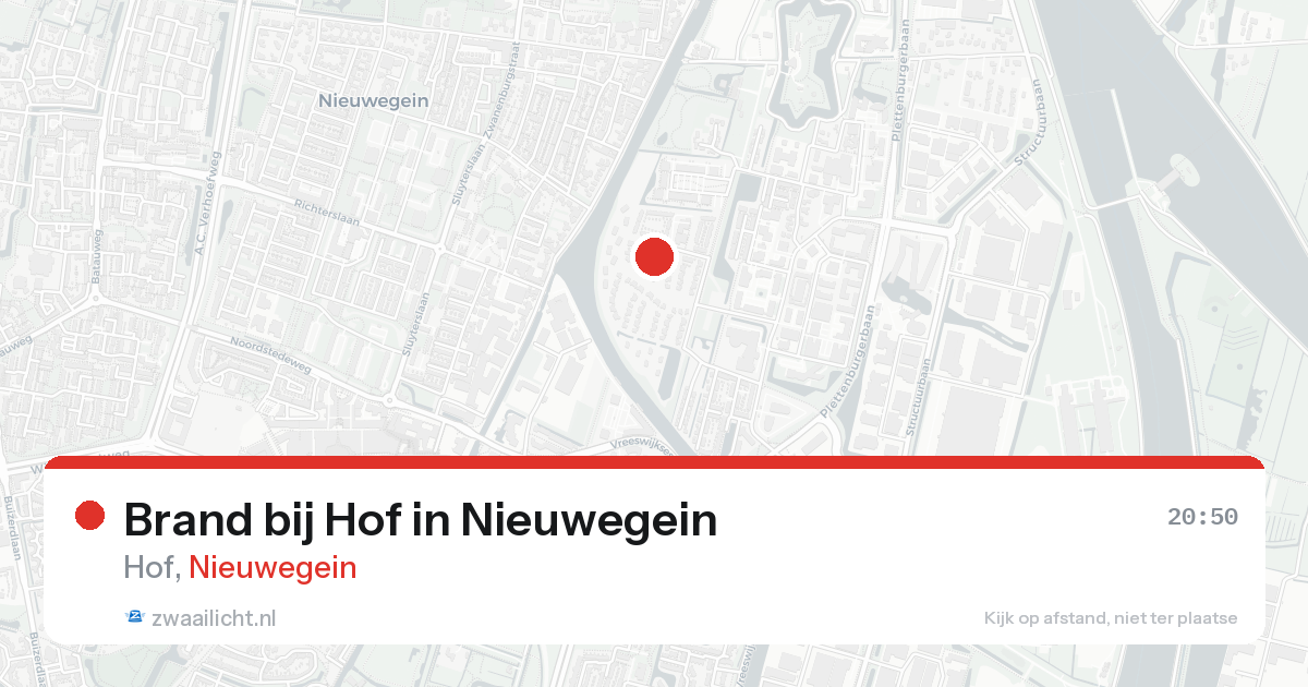 Brand bij Hof in Nieuwegein — 24 aug 2026