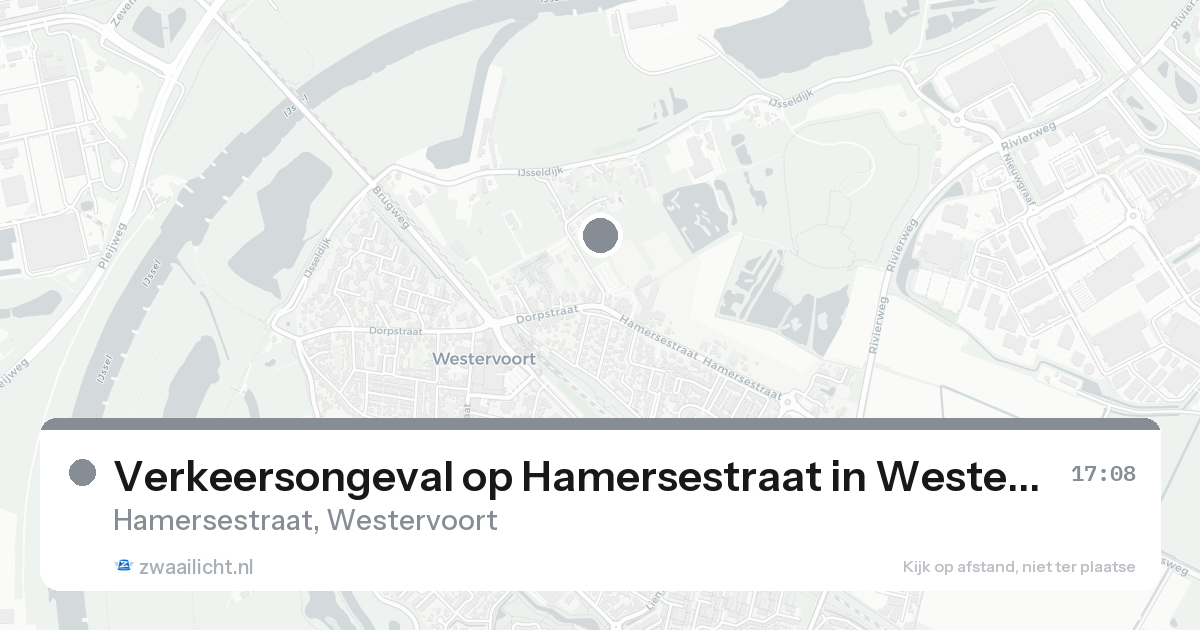 Verkeersongeval op Hamersestraat in Westervoort — 30 jan 2026
