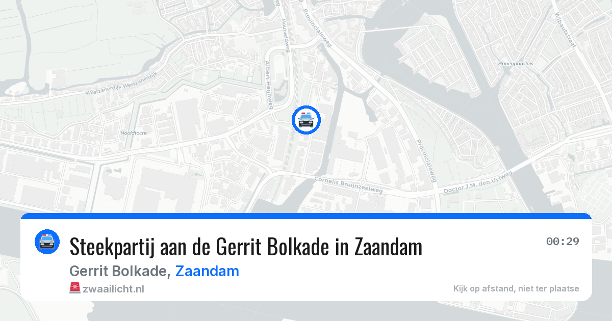 Steekpartij aan de Gerrit Bolkade in Zaandam — 21 jun 2026
