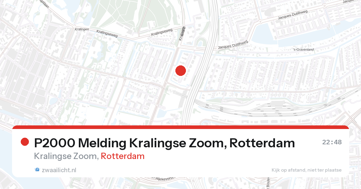 P2000 Melding Kralingse Zoom, Rotterdam — 31 jan 2026