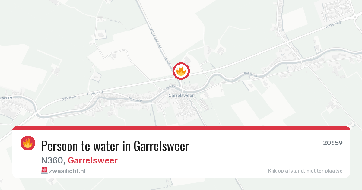 Persoon te water in Garrelsweer — 7 feb 2026