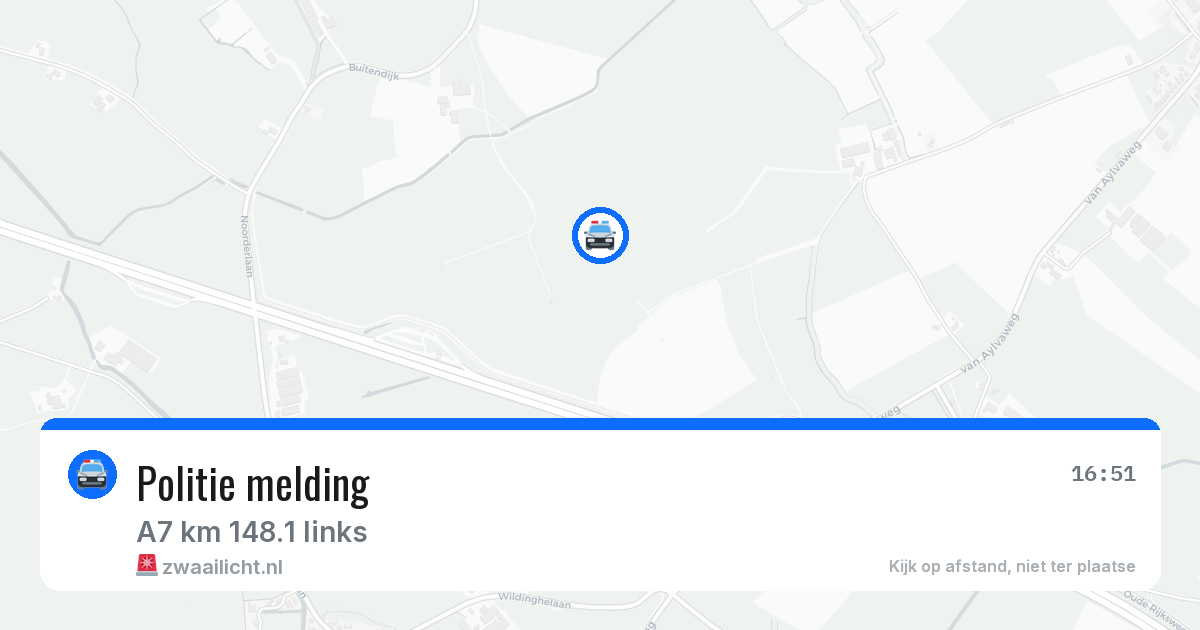 Politie melding — 12 jun 2026
