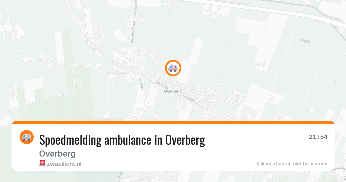 Spoedmelding ambulance in Overberg — 5 jul 2026