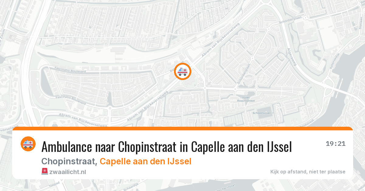 Ambulance naar Chopinstraat in Capelle aan den IJssel — 1 jun 2026