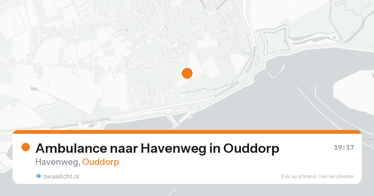 Ambulance naar Havenweg in Ouddorp — 1 jul 2026