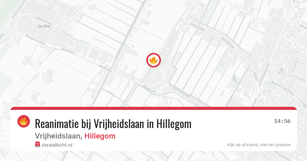 Reanimatie bij Vrijheidslaan in Hillegom — 3 feb 2026