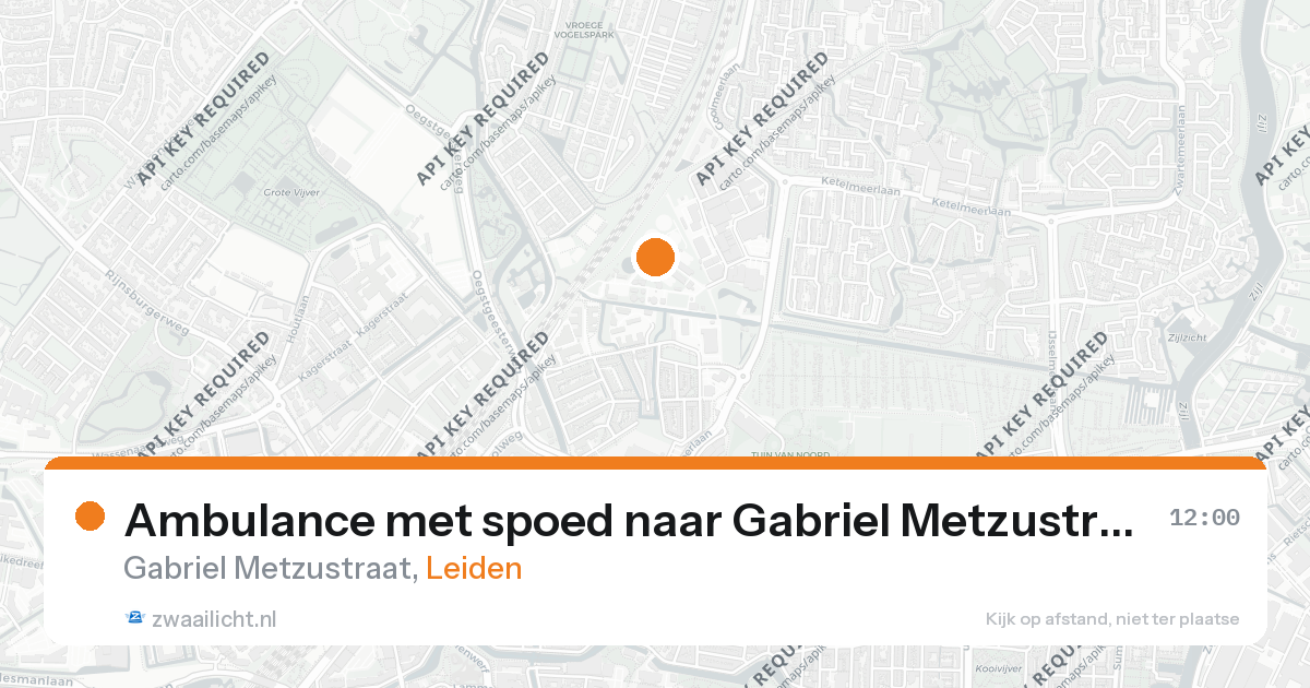Ambulance met spoed naar Gabriel Metzustraat in Leiden — 26 feb 2026