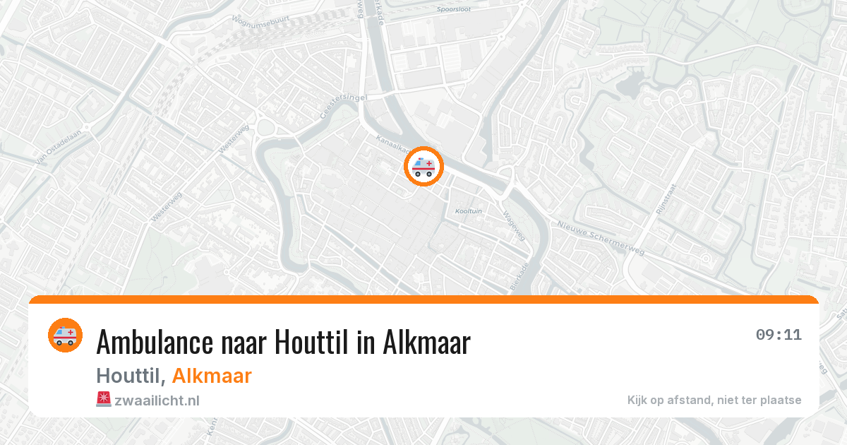 Ambulance naar Houttil in Alkmaar — 1 apr 2026