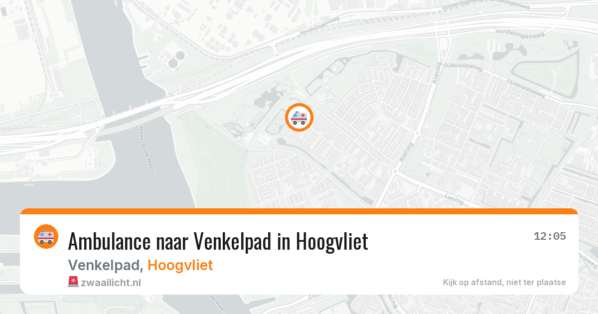 Ambulance naar Venkelpad in Hoogvliet — 24 jun 2026