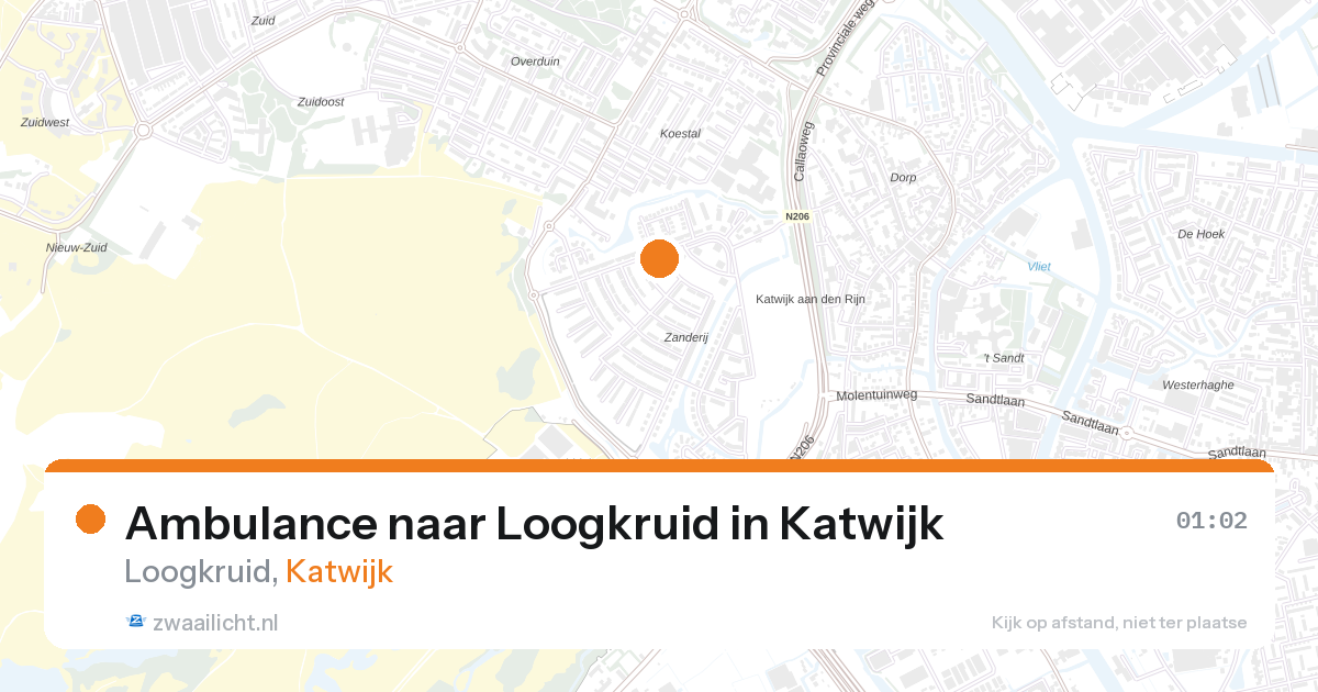 Ambulance naar Loogkruid in Katwijk — 7 apr 2026