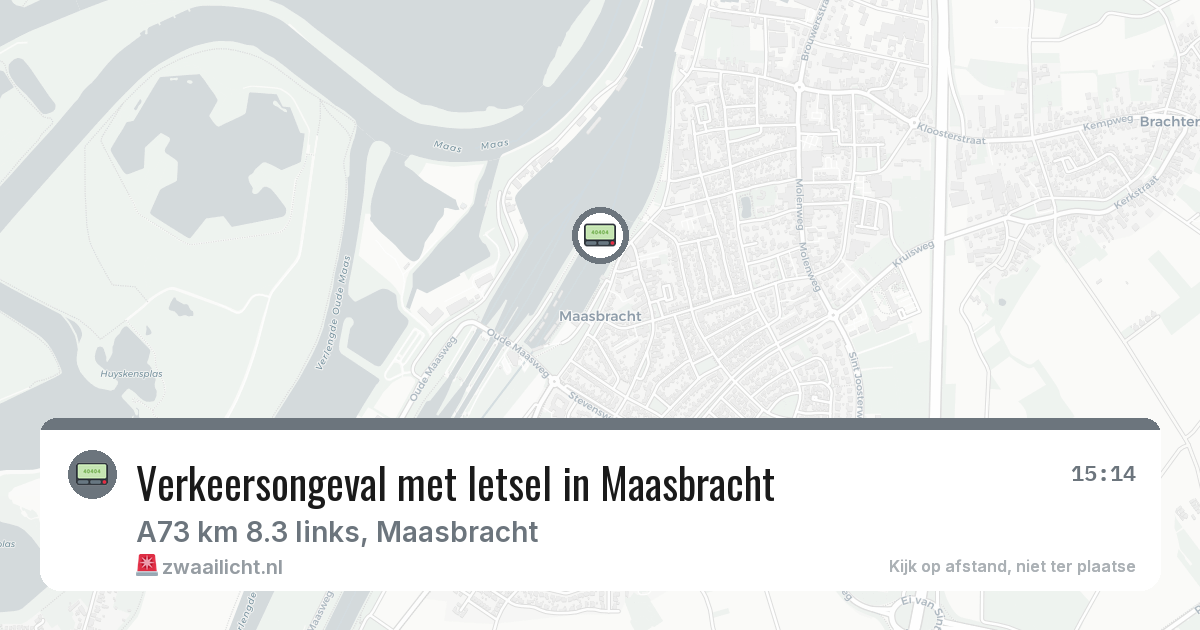 Verkeersongeval met letsel in Maasbracht — 30 jun 2026