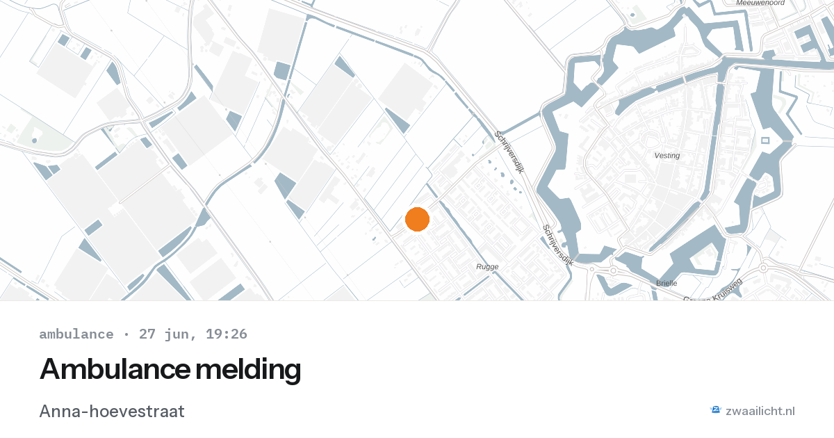 Ambulance melding — 27 jun 2026