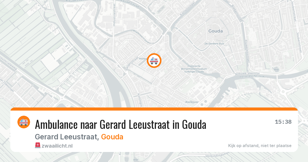 Ambulance naar Gerard Leeustraat in Gouda — 30 mei 2026