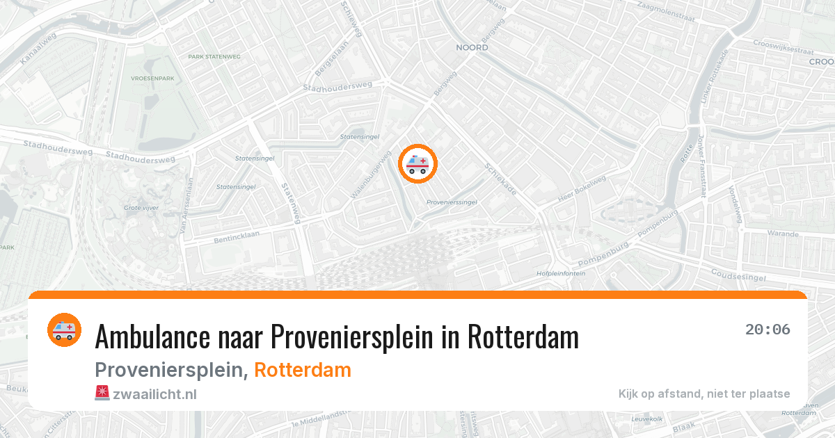 Ambulance naar Proveniersplein in Rotterdam — 6 jun 2026