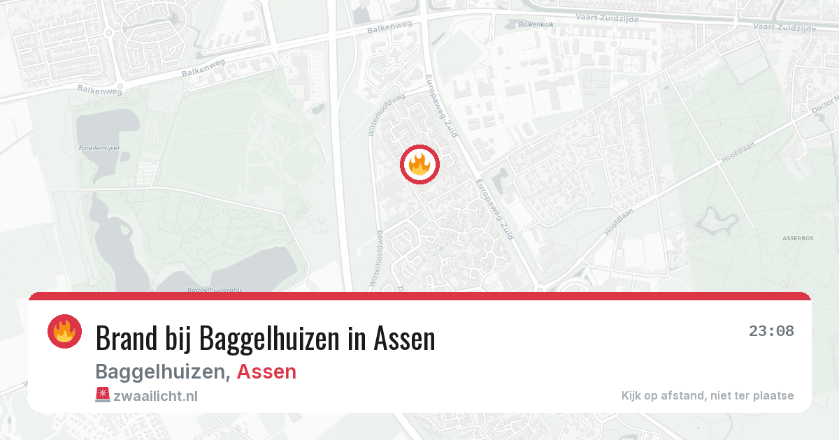 Brand bij Baggelhuizen in Assen — 29 apr 2026