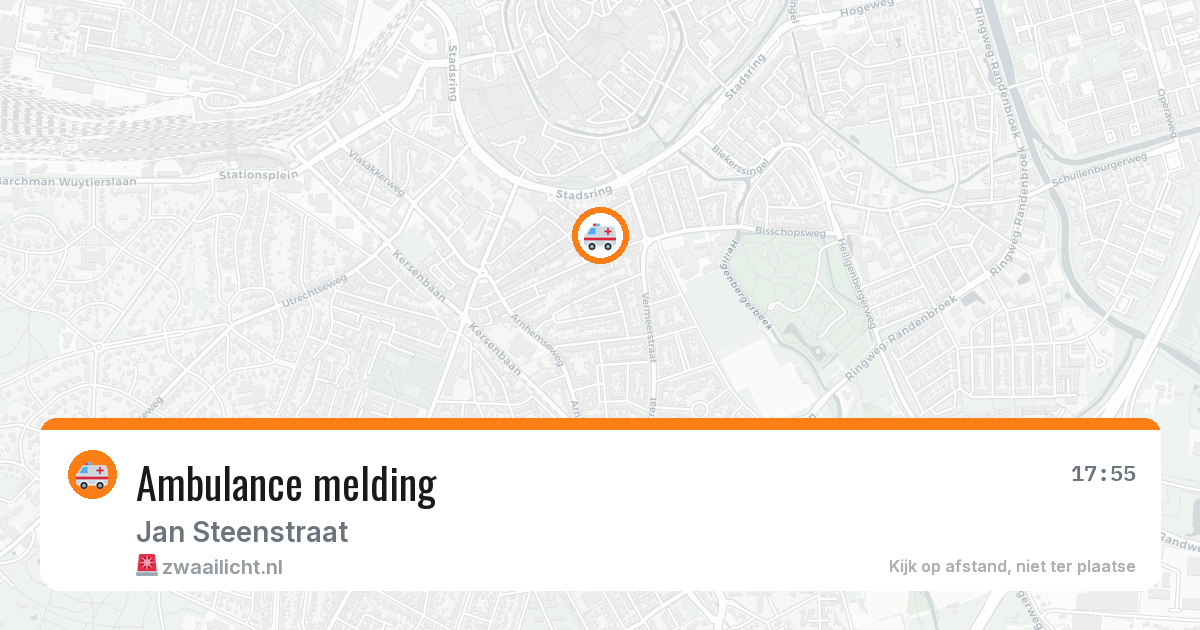 Ambulance melding — 7 mei 2026