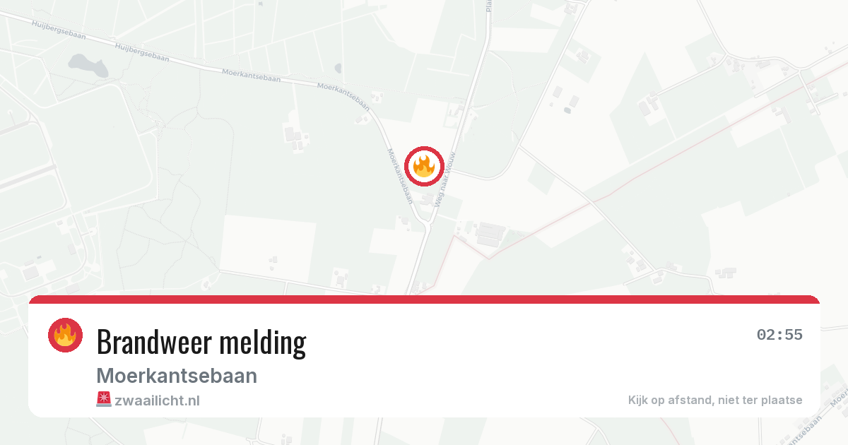 Brandweer melding — 21 jun 2026