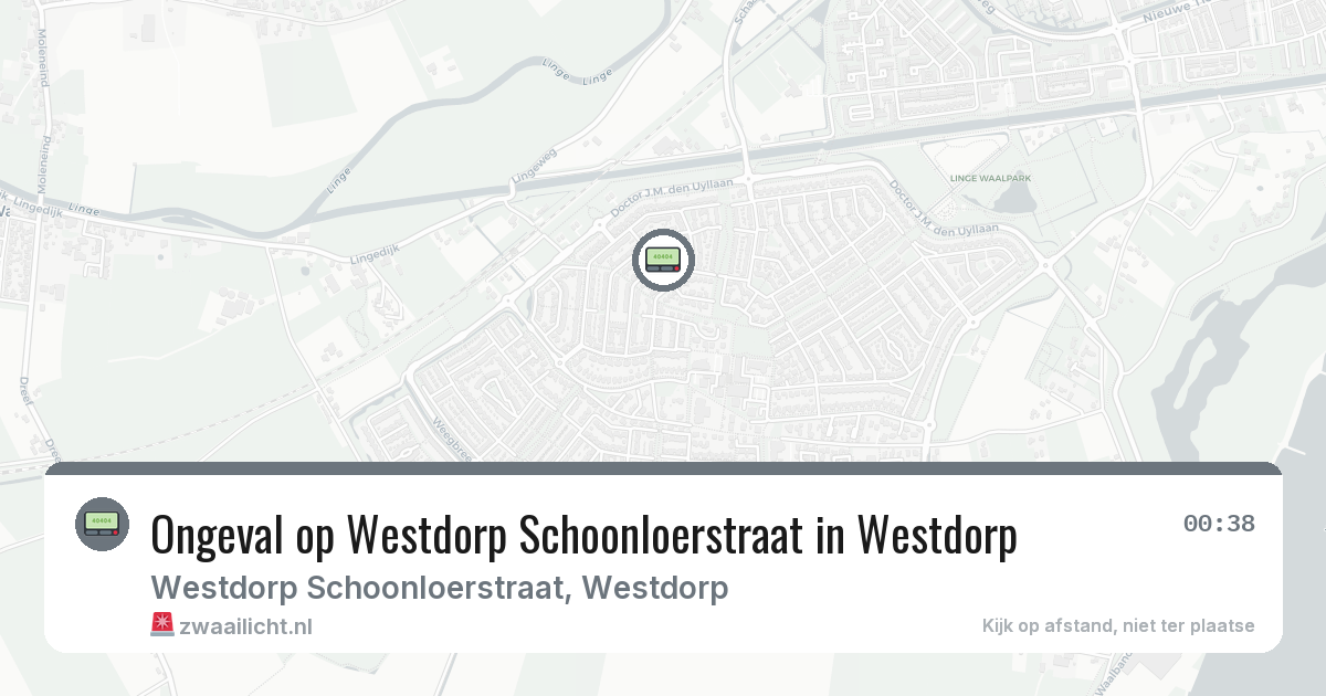Ongeval op Westdorp Schoonloerstraat in Westdorp — 6 feb 2026