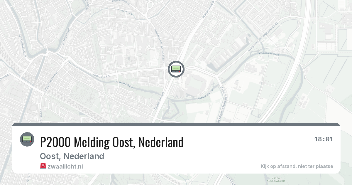 P2000 Melding Oost, Nederland — 30 mrt 2026