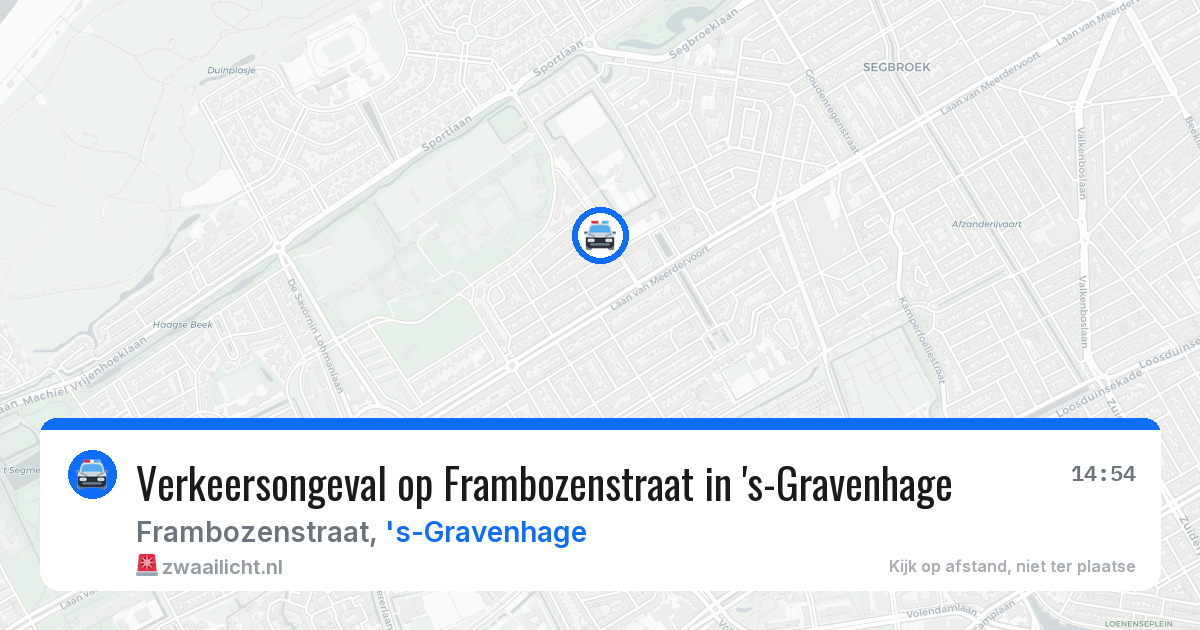 Verkeersongeval op Frambozenstraat in 's-Gravenhage — 2 mei 2026