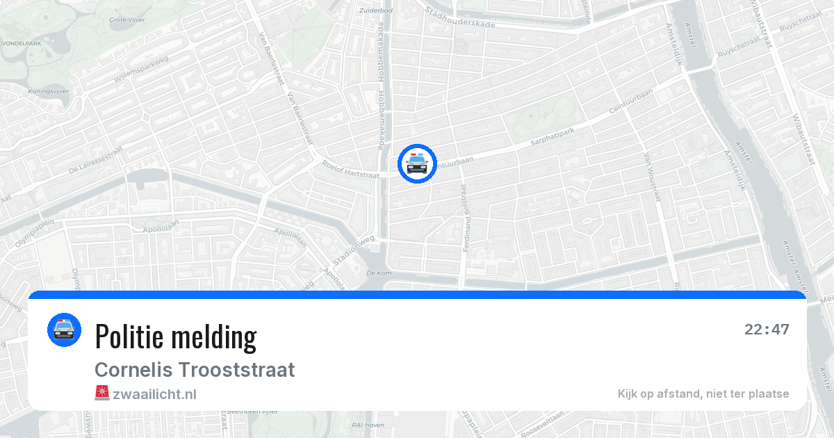Politie melding — 20 mrt 2026