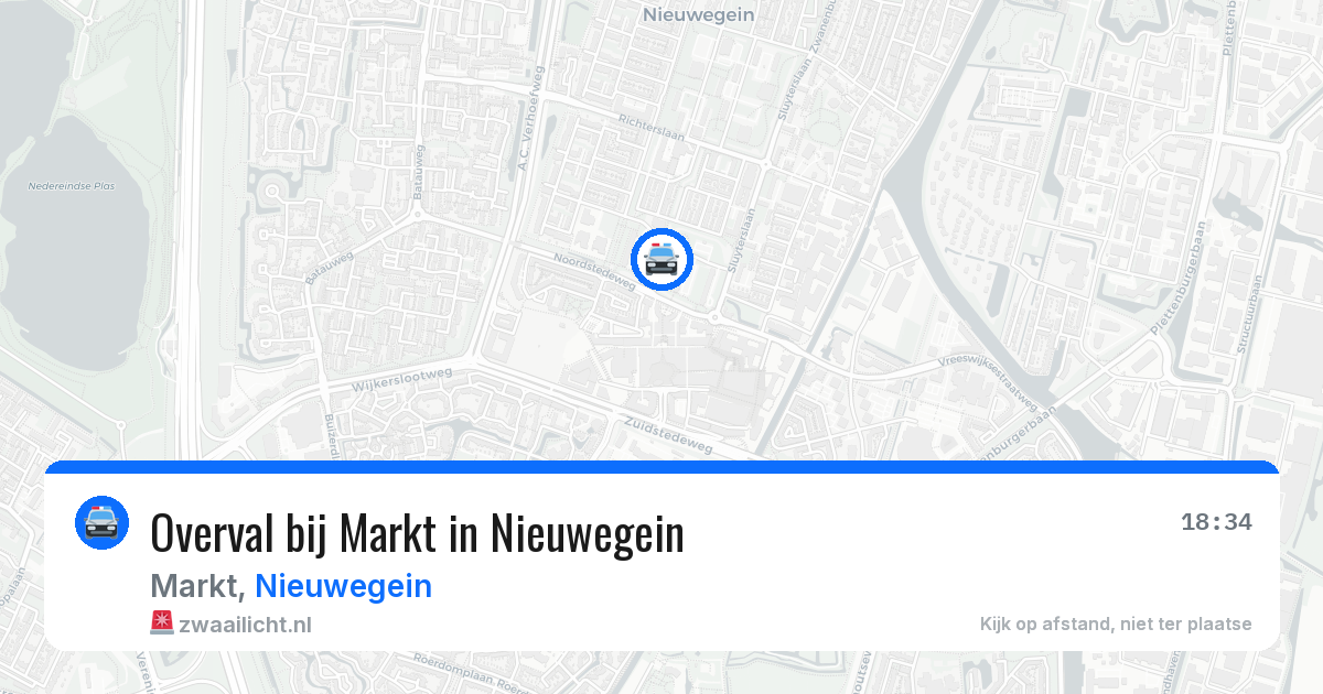 Overval bij Markt in Nieuwegein — 20 feb 2026