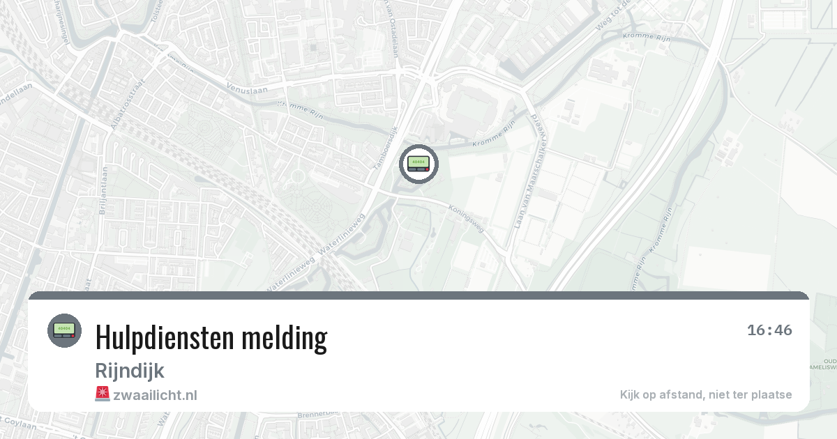 Hulpdiensten melding — 10 feb 2026