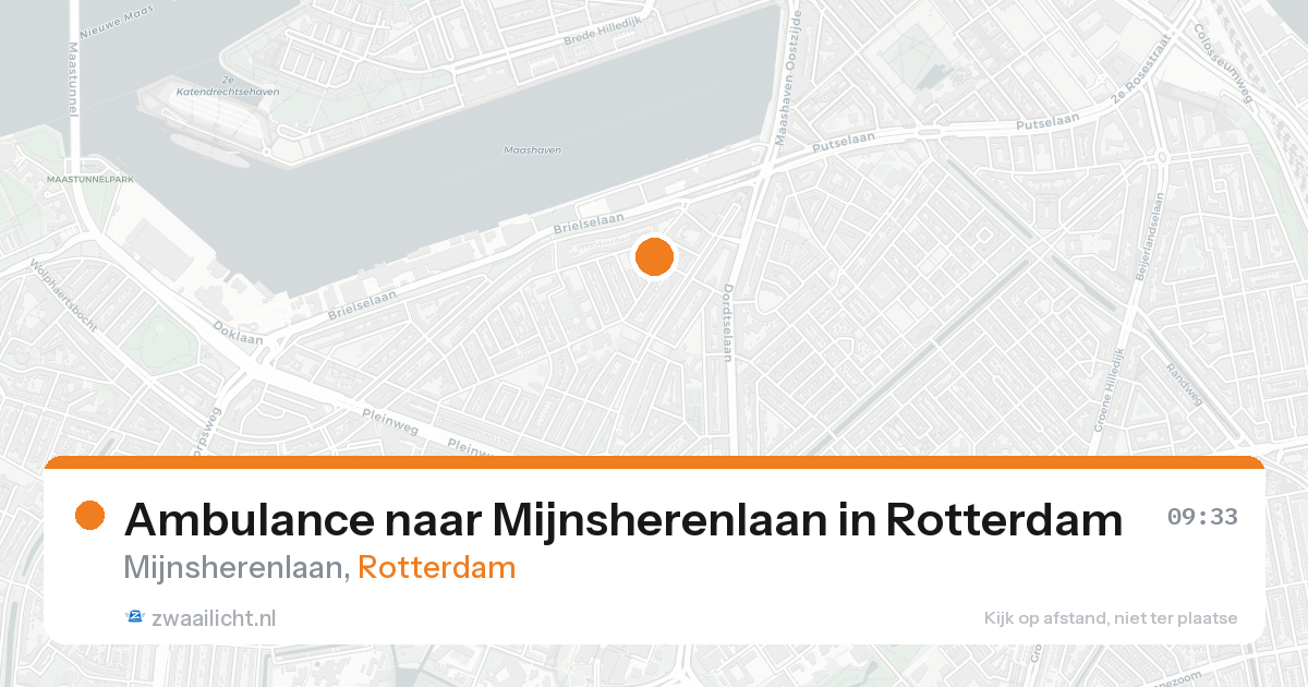 Ambulance naar Mijnsherenlaan in Rotterdam — 26 aug 2026