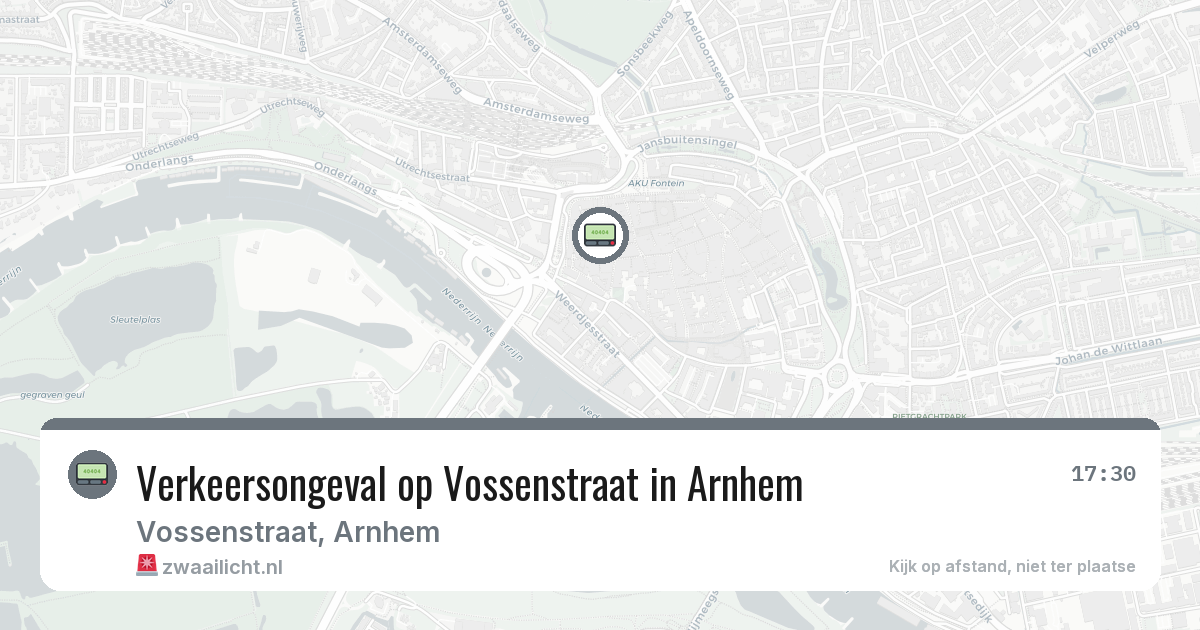 Verkeersongeval op Vossenstraat in Arnhem — 11 mrt 2026