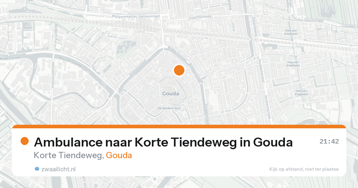 Ambulance naar Korte Tiendeweg in Gouda — 30 jan 2026