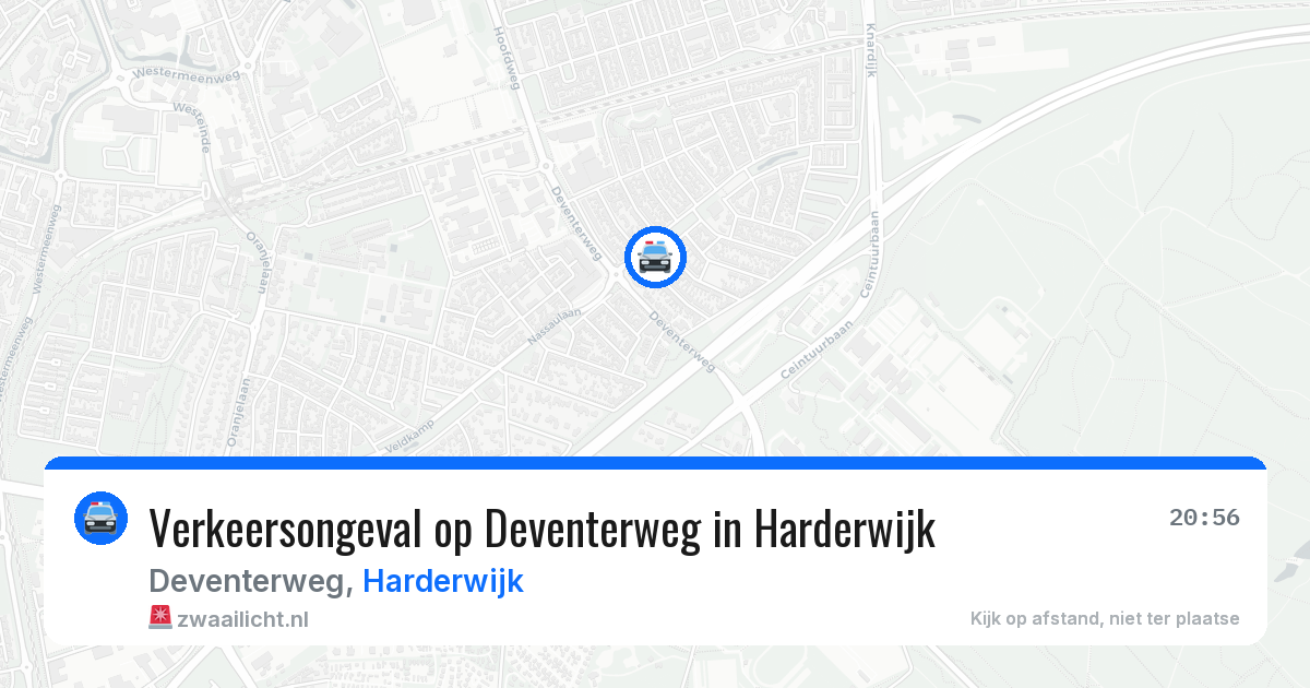 Verkeersongeval op Deventerweg in Harderwijk — 3 apr 2026