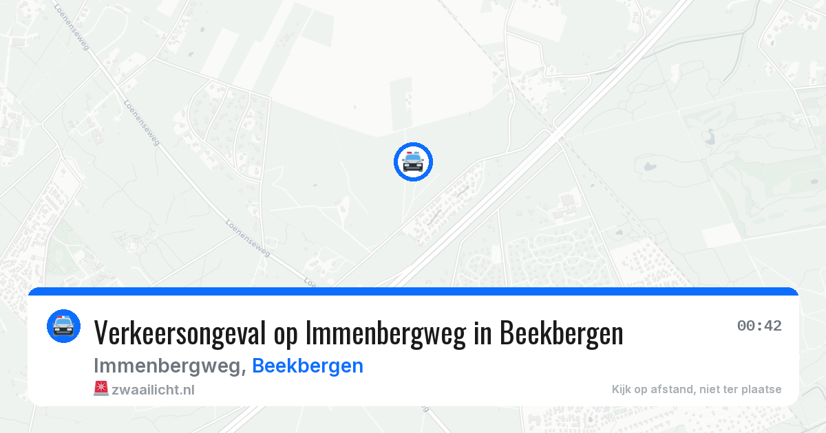 Verkeersongeval op Immenbergweg in Beekbergen — 14 apr 2026