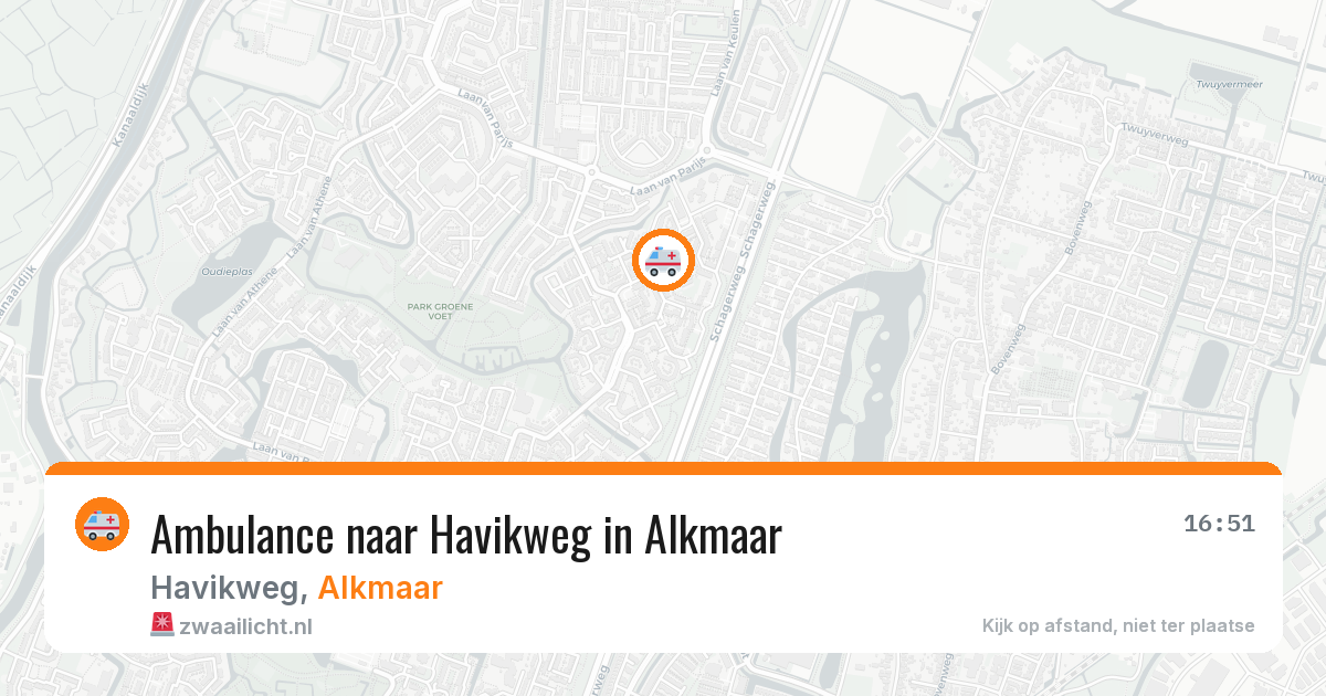 Ambulance naar Havikweg in Alkmaar — 12 jul 2026