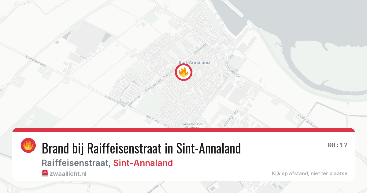 Brand bij Raiffeisenstraat in Sint-Annaland — 26 jun 2026
