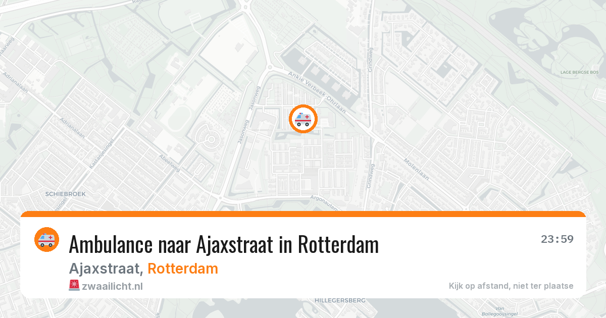 Ambulance naar Ajaxstraat in Rotterdam — 4 jun 2026