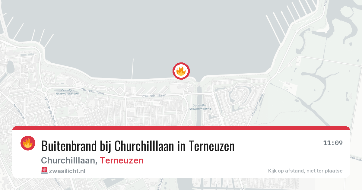 Buitenbrand bij Churchilllaan in Terneuzen — 29 apr 2026