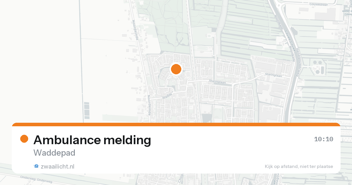 Ambulance melding — 31 jan 2026